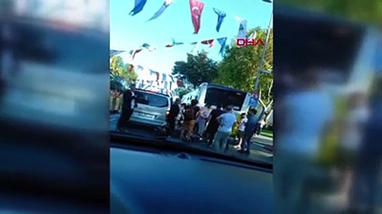 Hamile kadın otobüsün altında kaldı