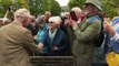 King meets well-wishers at highest village in highlands