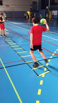 La reprise pour les U13 gars et déjà de la rapidité dans les appuis!!