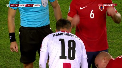 Le replay de Norvège - Géorgie - Foot - Qualif. Euro