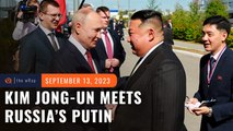 North Korea's Kim meets Putin as missiles launched from Pyongyang