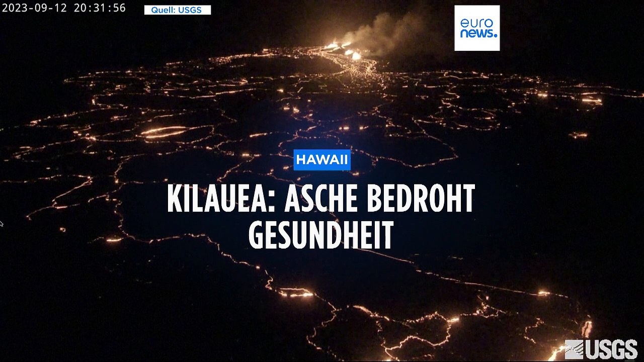 Vulkanausbruch: Kilaueas Asche sorgt für dicke Luft auf Hawaii