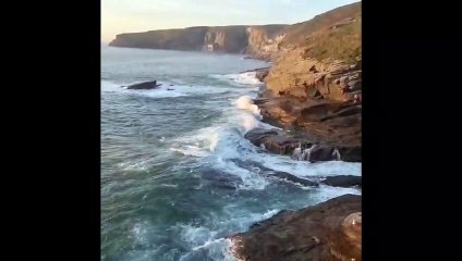 Port Isaac rescue person swept into the sea trying to retrieve possessions