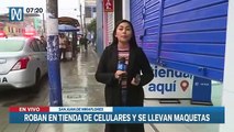 Ladrones intentan robar celulares, pero se llevaron maquetas