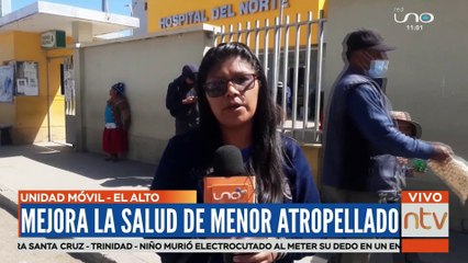 Mejora la salud del menor atropellado