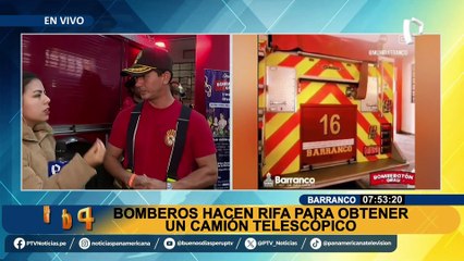 'Bomberotón Grau': bomberos realizan rifa para conseguir fondos para un camión telescópico