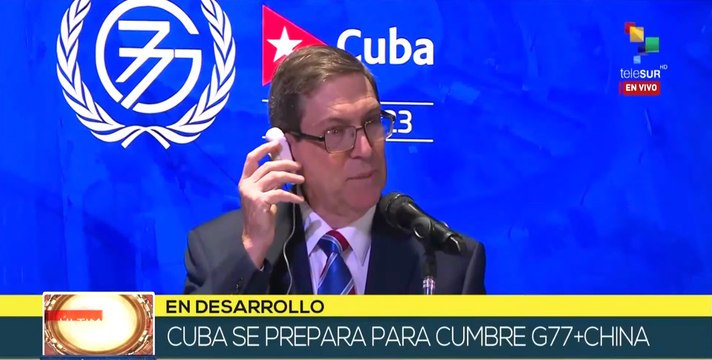 Representante de Cuba resalta aportes de la Cumbre del G77+China a nivel global