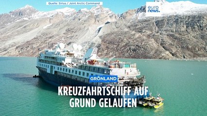 Mehr als 200 Personen an Bord: Kreuzfahrtschiff steckt vor Grönland fest