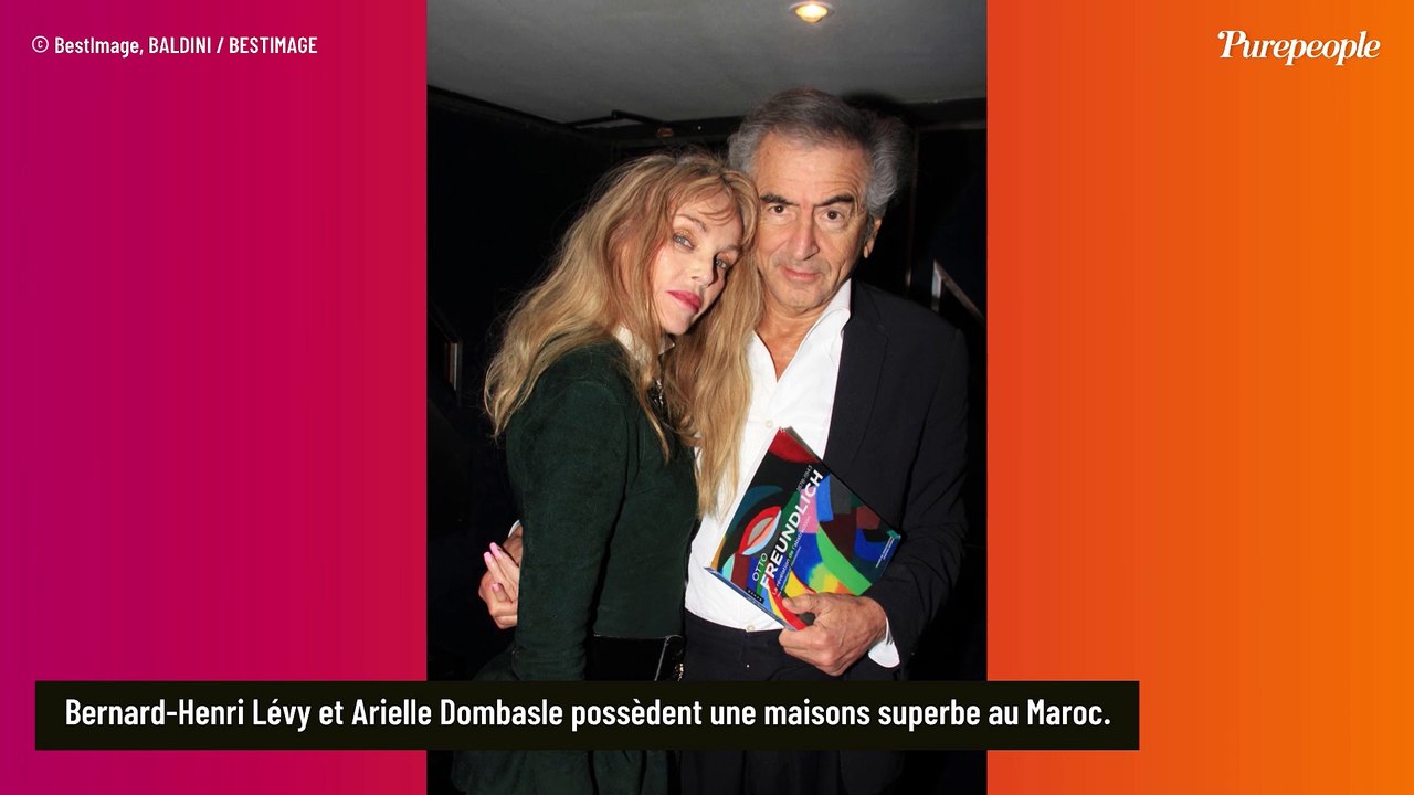 Bernard-Henri Lévy et Arielle Dombasle : Piscine, jardin exotique, plafonds peints... leur superbe riad de Marrakech