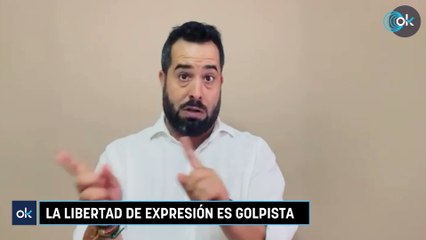 La libertad de expresión es golpista