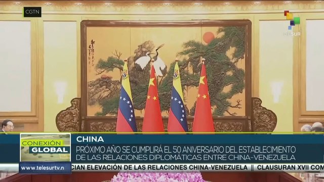 Presidentes de Venezuela y china anunciaron elevación de las relaciones bilaterales