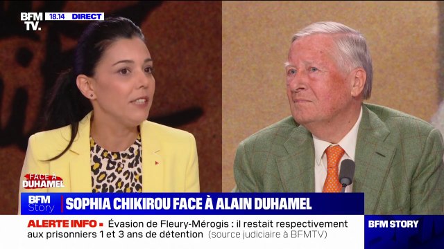 Je ne crois pas que je sous-estime Jean-Luc Mélenchon : à l'occasion de la sortie de son livre Le prince balafré , Alain Duhamel répond aux questions de Sophia Chikirou, députée LFI