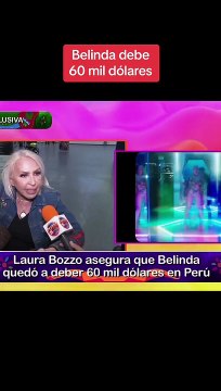 Laura Bozzo revela deuda millonaria de Belinda en Perú