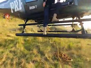 PRF resgata montanhista no Morro do Anhangava