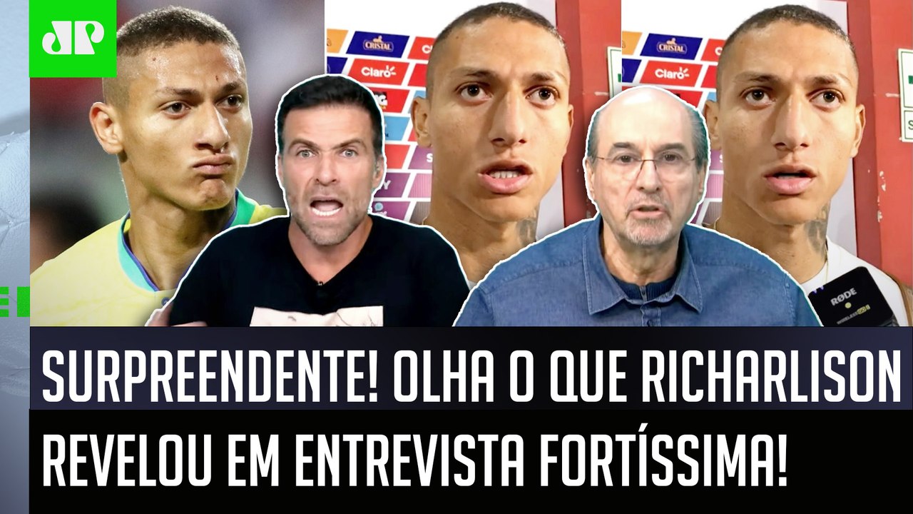 "Foi um DESABAFO FORTE do Richarlison, gente! ELE REVELOU que..." Entrevista PROVOCA DEBATE!