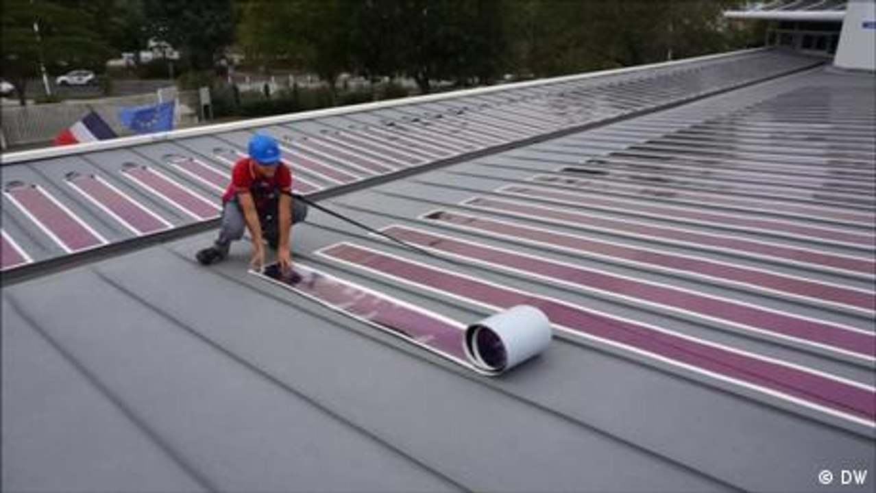 Neue Solarenergie: Folien, die Strom erzeugen