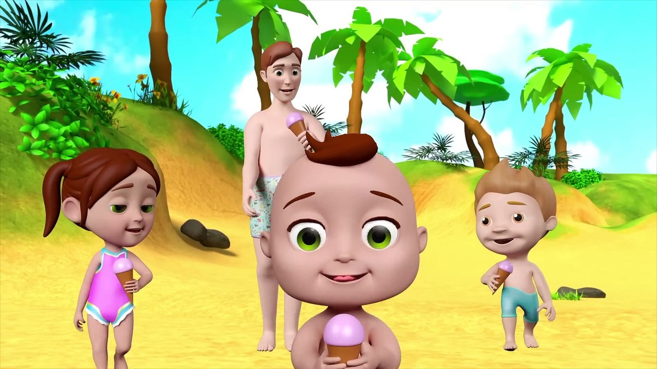 Let's Go To The Beach & Swim Like The Baby Sharks Do! Beach song + More Kids Cartoon!