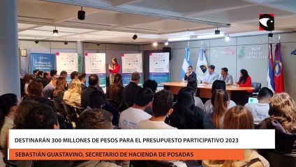 Destinarán 300 millones de pesos para el presupuesto participativo 2023