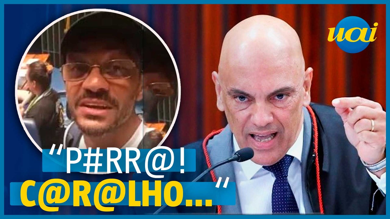 Moraes viraliza ao ler palavrões ditos por réu no STF