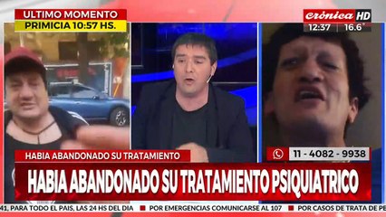 Apreció el "Pity" Álvarez: estaba en otra clínica