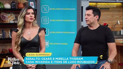 Ceará e Mirella falam sobre assalto que eles sofreram |Melhor da Tarde