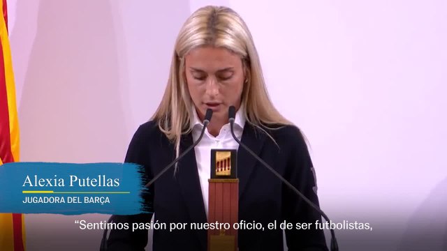 Alexia Putellas alza la voz: Ninguna mujer tiene que vivir situaciones como faltas de respeto o abusos