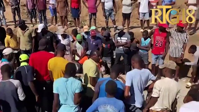 Rivyè Masak.- Travay konstwiksyon kanal irigasyon an ap vanse.