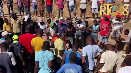 Rivyè Masak.- Travay konstwiksyon kanal irigasyon an ap vanse.