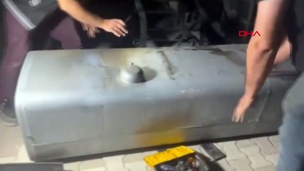 İzmir'de TIR'da 57 Kilo Skunk Esrarı Ele Geçirildi