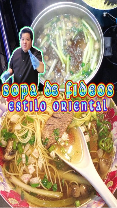 SOPA ESTILO ORIENTAL