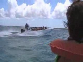 Course bateau rapide