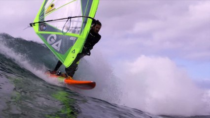 CANARIA ISLANDS WINDSURF SESSION with THOMAS TRAVERSA and his CONCORDIA NAZARÉ