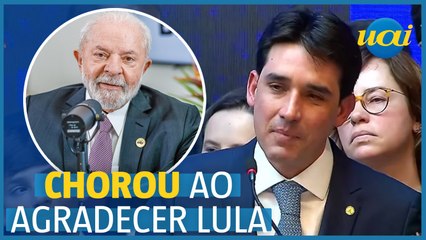 Novo ministro de Lula chora em nomeação