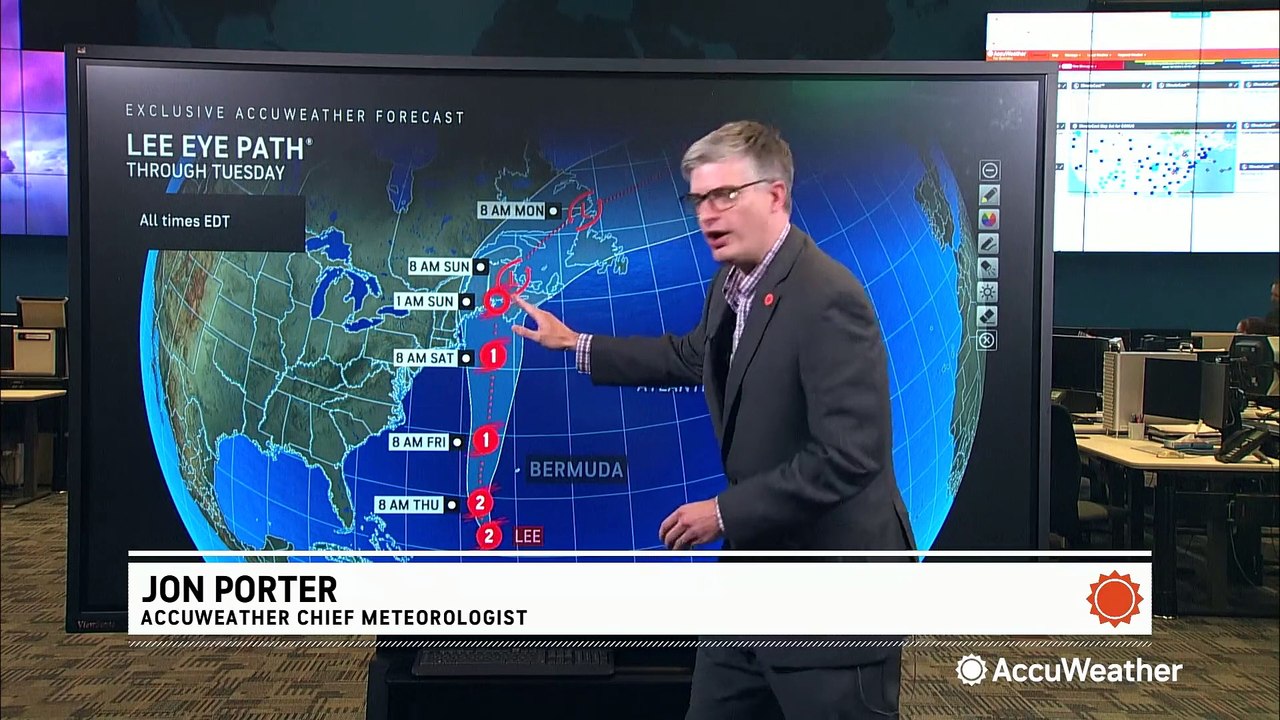 Where will Hurricane Lee make landfall?