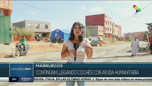 Marruecos: Continúan llegando coches con ayuda humanitaria