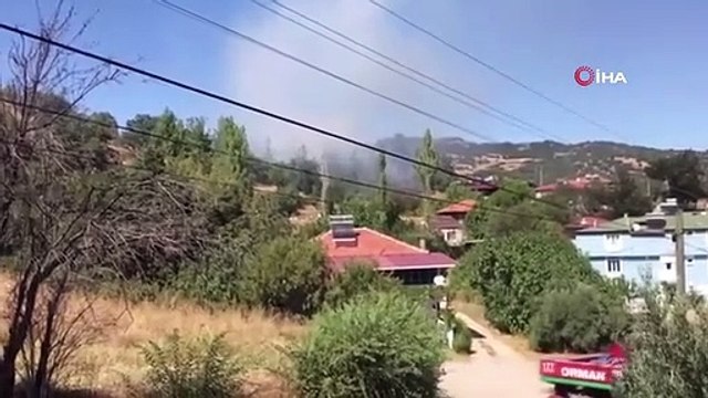 Facianın eşiğinden dönüldü: Metruk binada çıkan yangın, orman ve evlere sıçramadan söndürüldü