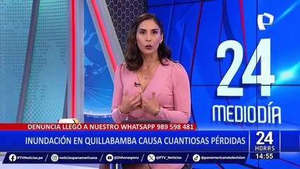 Quillabamba: fuertes lloviznas generan inundaciones en la ciudad