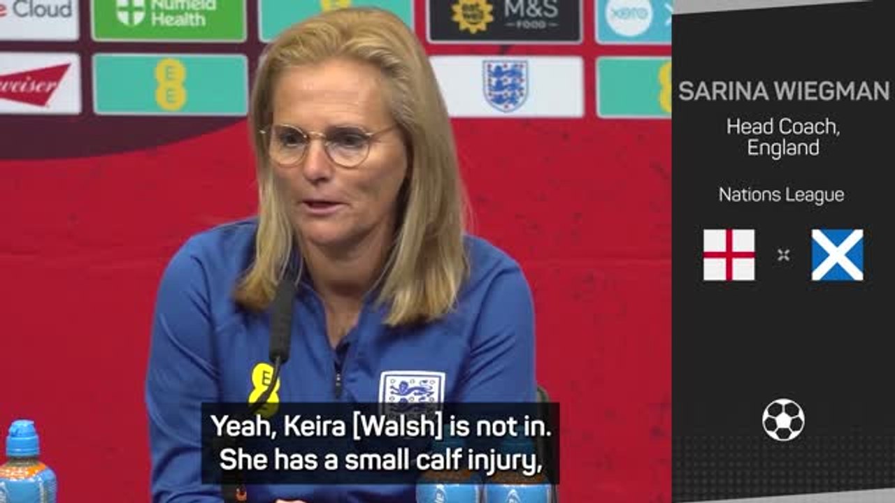 Wiegman confirms Walsh and England injuries