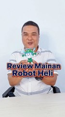 Mainan robot helikopter - mainan anak robot heli - robot berubah bentuk helikopter