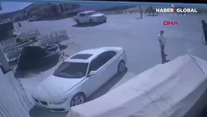 Kuzenini ve eşini kamyonetle ezdi! O anlar kamerada 