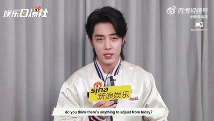 [ENG SUB] 230913 Xiao Zhan Interview with Sina Entertainment on Sunshine by My Side