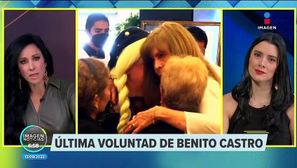 Viuda de Benito Castro revela cuál fue la última voluntad del actor
