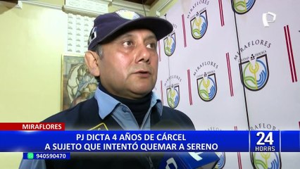 INPE determinará a qué penal será recluido sujeto que intentó quemar vivo a sereno de Miraflores