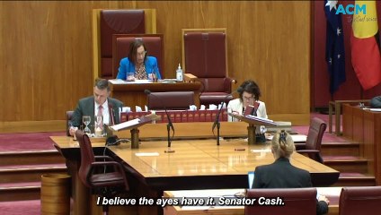 Michaelia Cash private senators' bill to overturn ACT drug laws