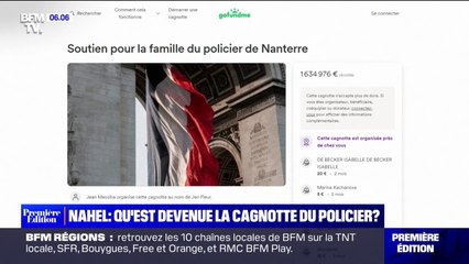 Mort de Nahel: qu'est devenue la cagnotte de soutien à la famille du policier?