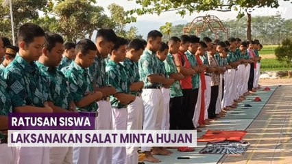 Kemarau Panjang, Ratusan Siswa SMK di Pekalongan Laksanakan Salat Istisqa