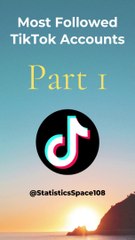 List Of Most Followed TikTok Accounts 2023 Part # 01 || Followers Comparison || Statistics Space