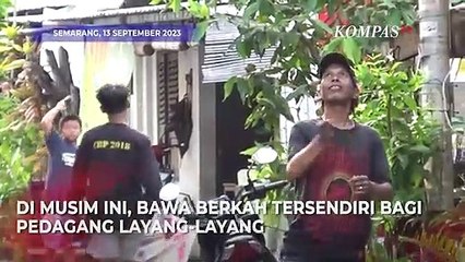 Cuan! Pedagang Layang-Layang Raup Untung di Musim Kemarau, Mampu Jual 10.000 Lembar Sehari
