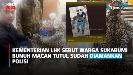 Kementerian LHK Sebut Warga Sukabumi Bunuh Macan Tutul sudah Diamankan Polisi