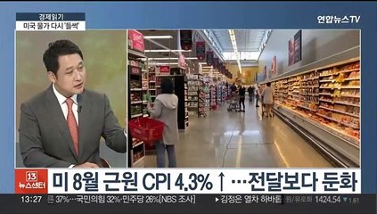 [경제읽기] 미국 8월 소비자물가 3.7%↑…유가상승에 인플레 다시 '고개'